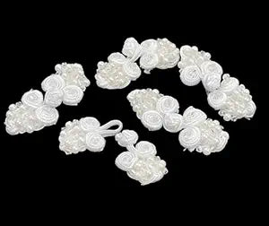 Beaded Floral Pankou Fastener