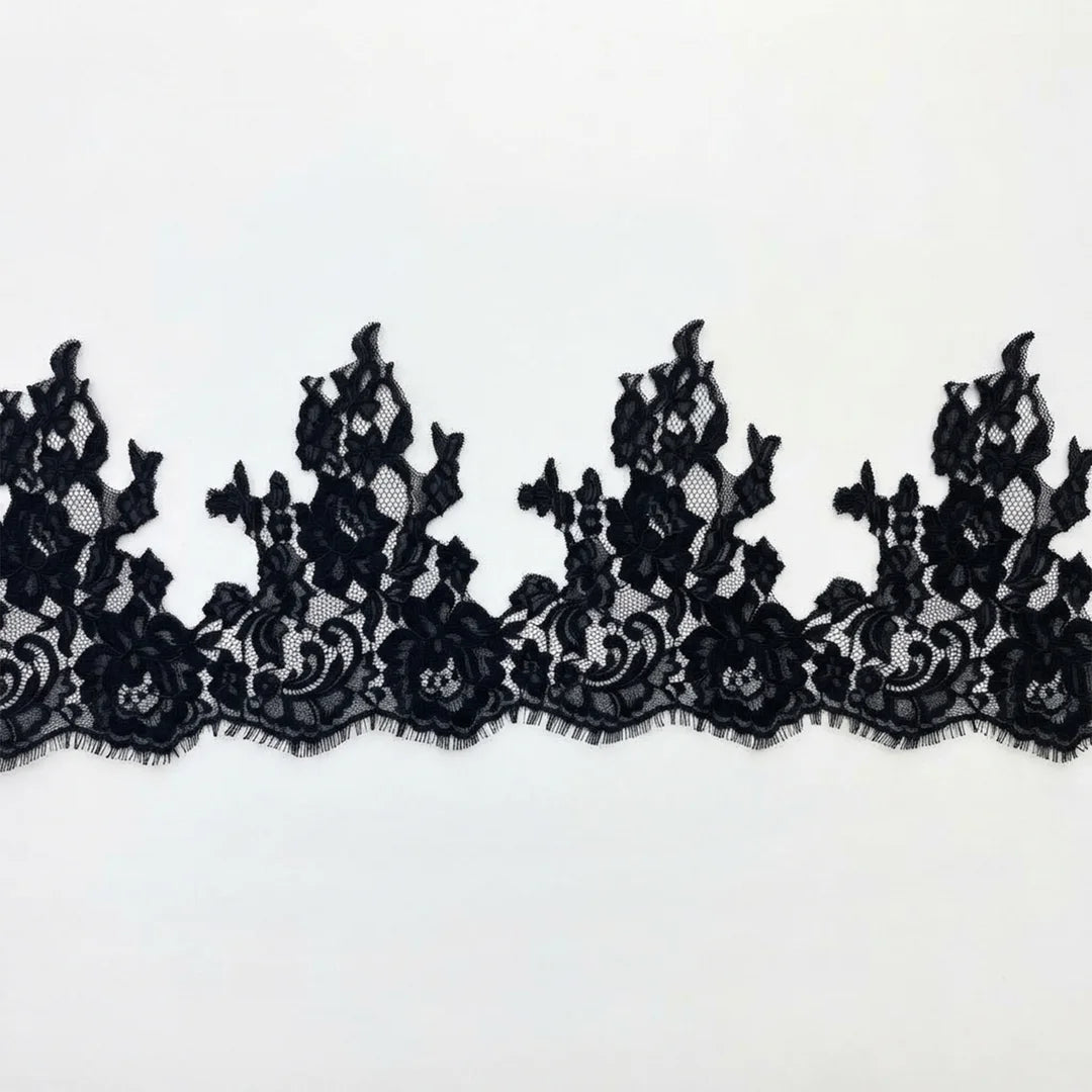 3 Meters | Asymmetrical Floral Chantilly Lace Bodice