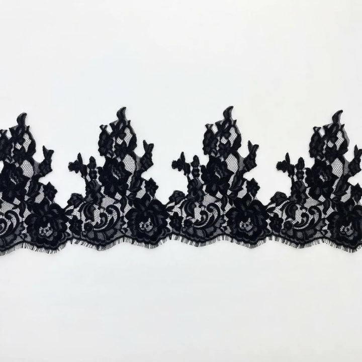 3 Meters | Asymmetrical Floral Chantilly Lace Bodice