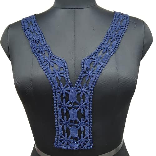 Combo Floral Embroidery Necklines