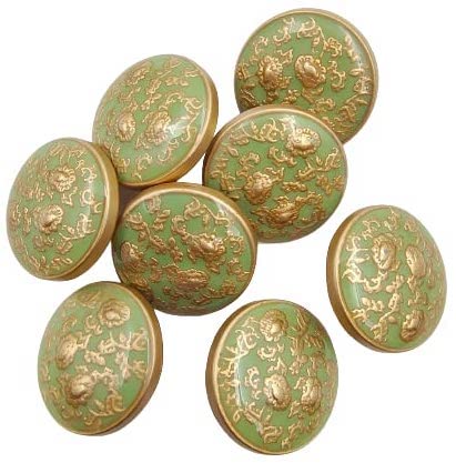 Floral Elegance Metal Buttons