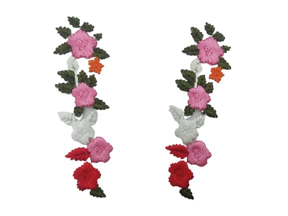 Floral Arch Applique Sew Patch (Set of 2)