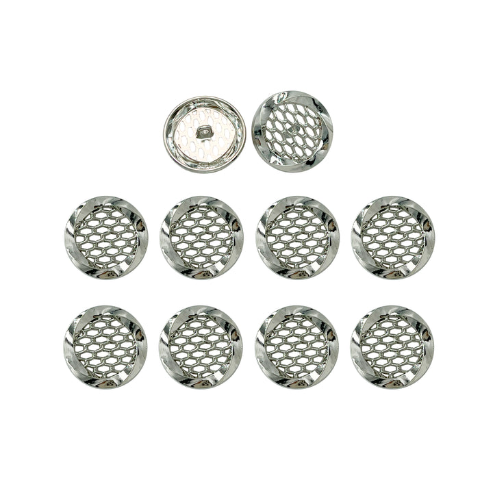 Honey Comb Metal Buttons