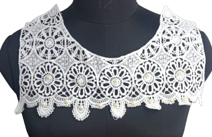 Round Neck Floral Cutout Lace