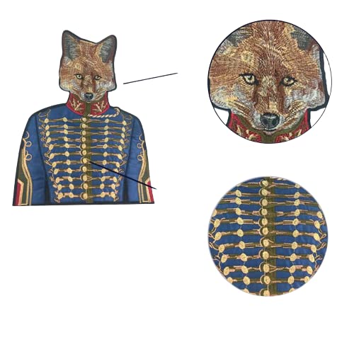 Fox Embroidery Sew Patch