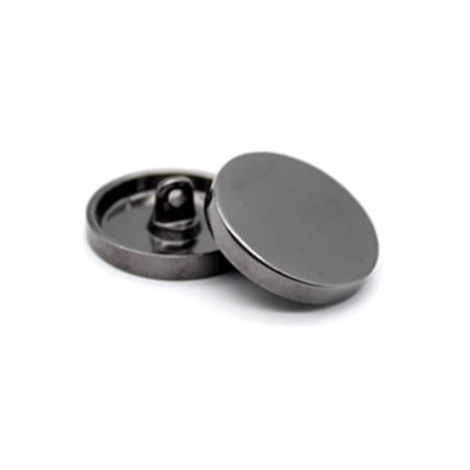 Flat Metal Buttons(Pack of 8 Buttons)