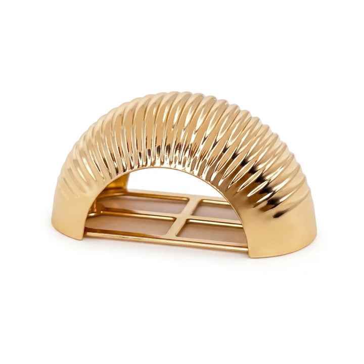 Ribbed Oval Slider Buckle