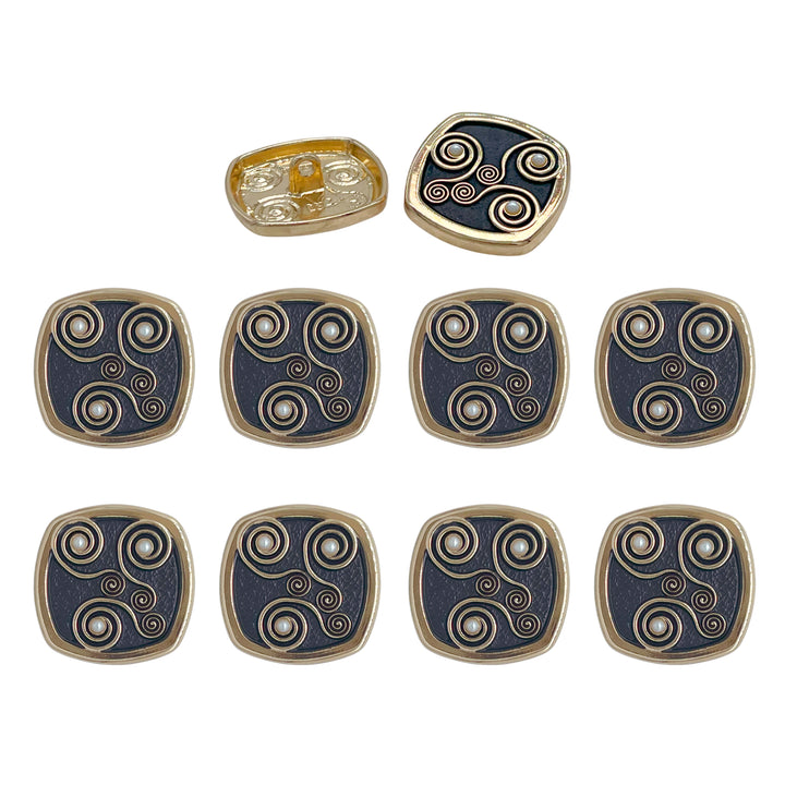 Decorative Pearl Apparel Metal Buttons