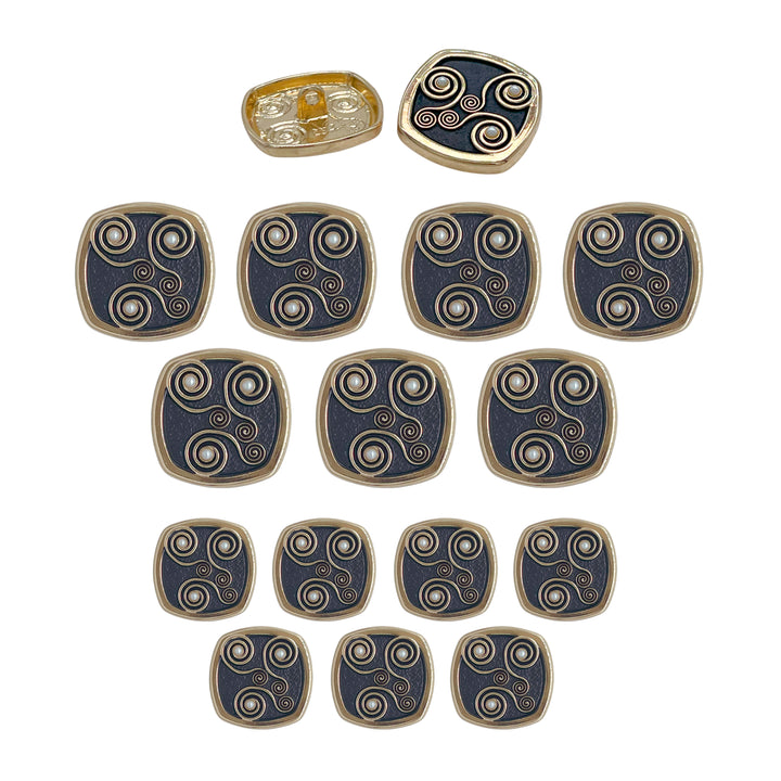 Decorative Pearl Apparel Metal Buttons