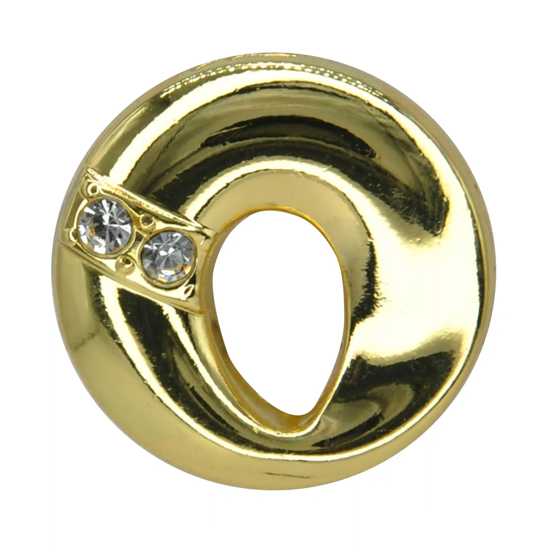 Slotted Metal Button | 15mm(24L), 18mm(32L) & 23mm(36L)