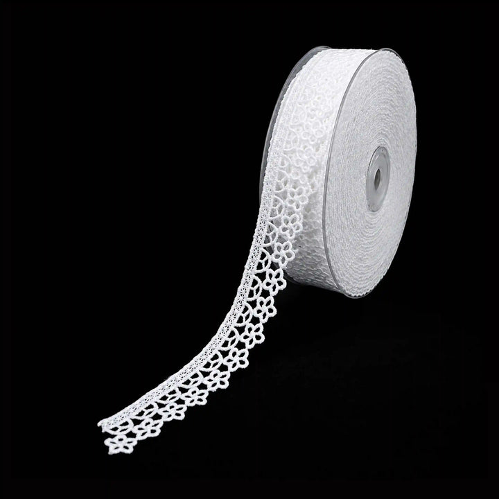 Delicate White Floral Edging | K-695