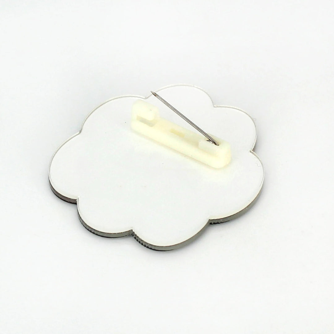 Acrylic Fancy Pin Brooch