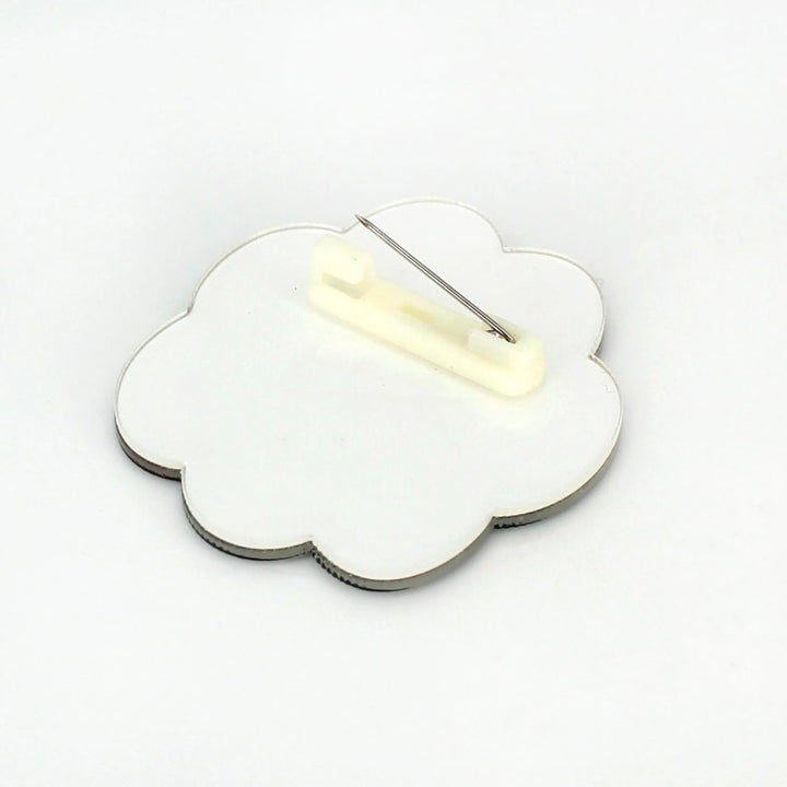 Acrylic Fancy Pin Brooch
