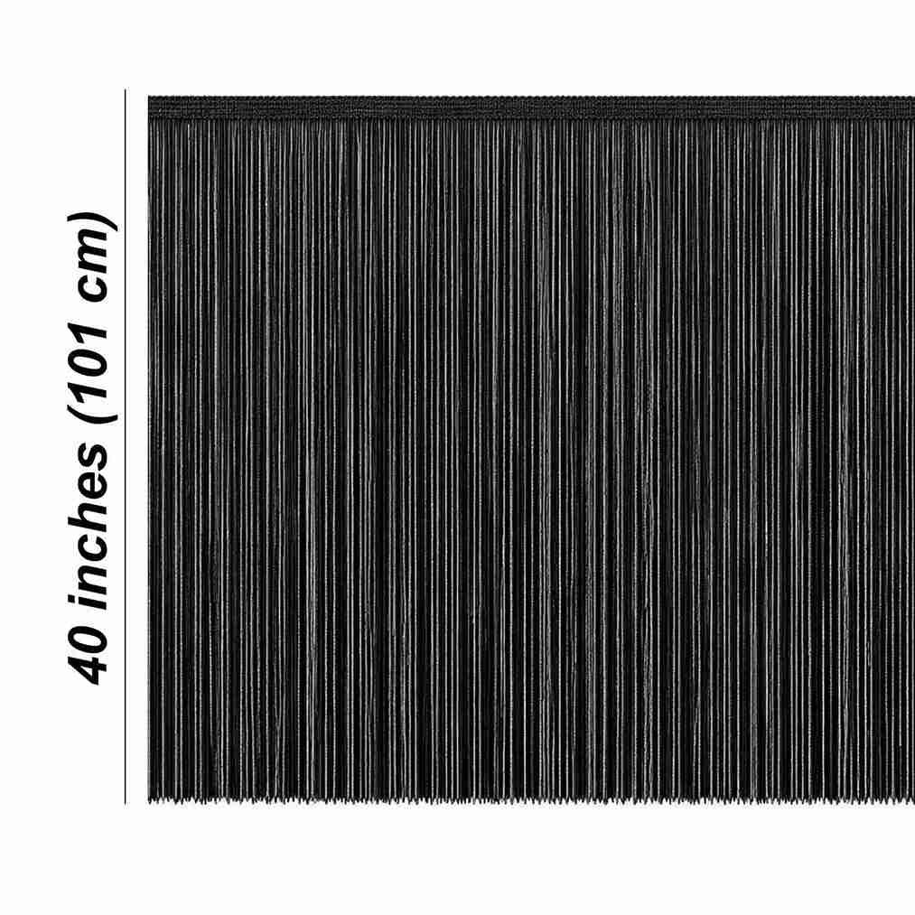 40 Inches Infinite Thread Cascade Fringe Lace