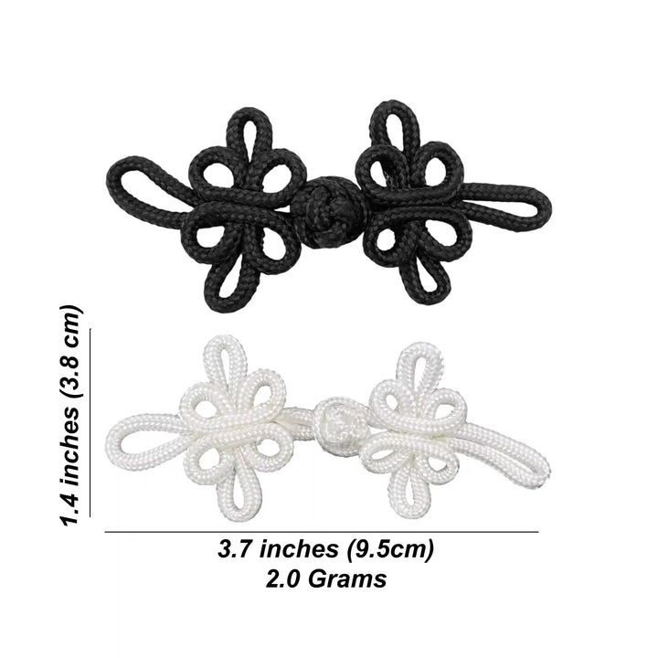 7-Petal Flower Frog Closure Buttons