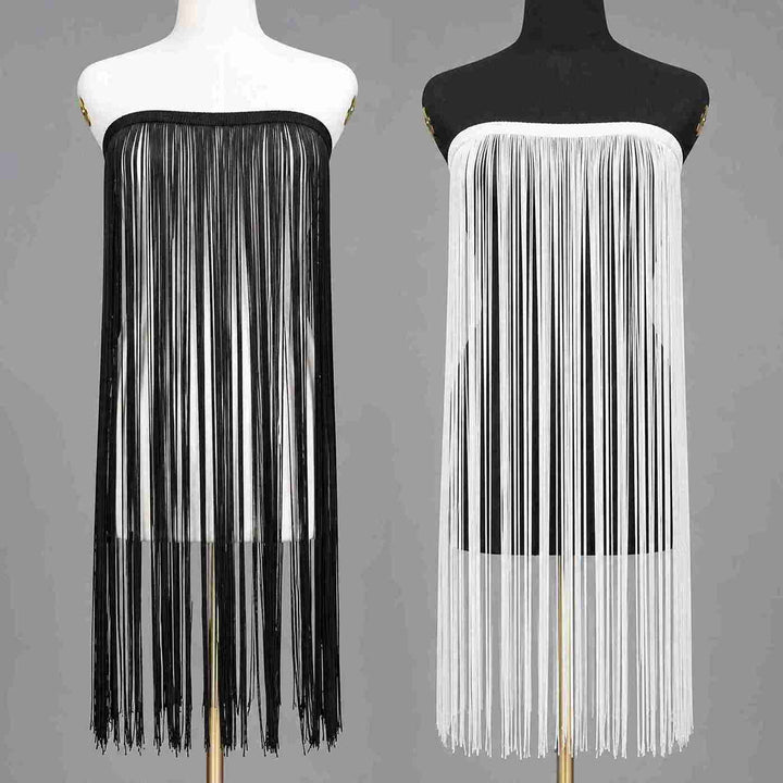 40 Inches Infinite Thread Cascade Fringe Lace