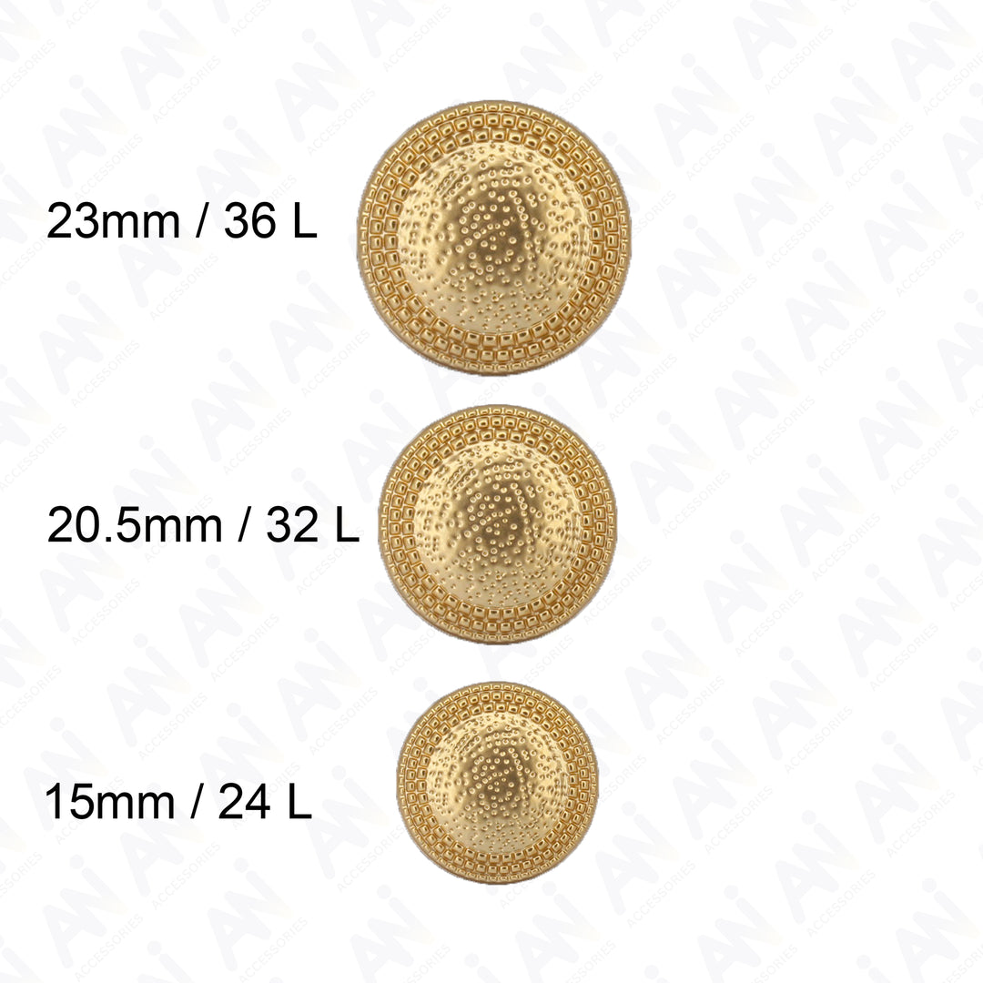 Stylish Textured Dome Buttons