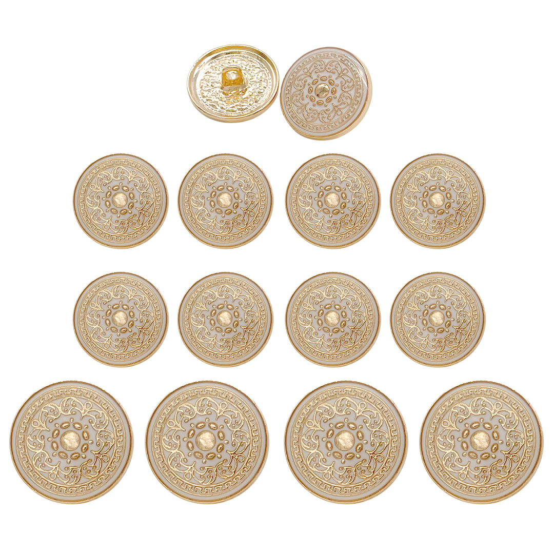 Royal Elegance Metal Buttons