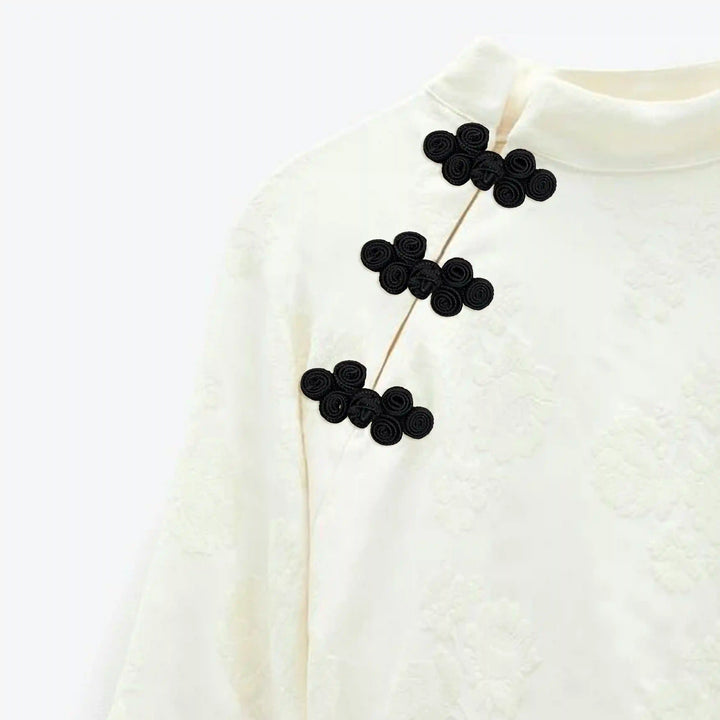 Bow Inspire Floral Design Knot Button