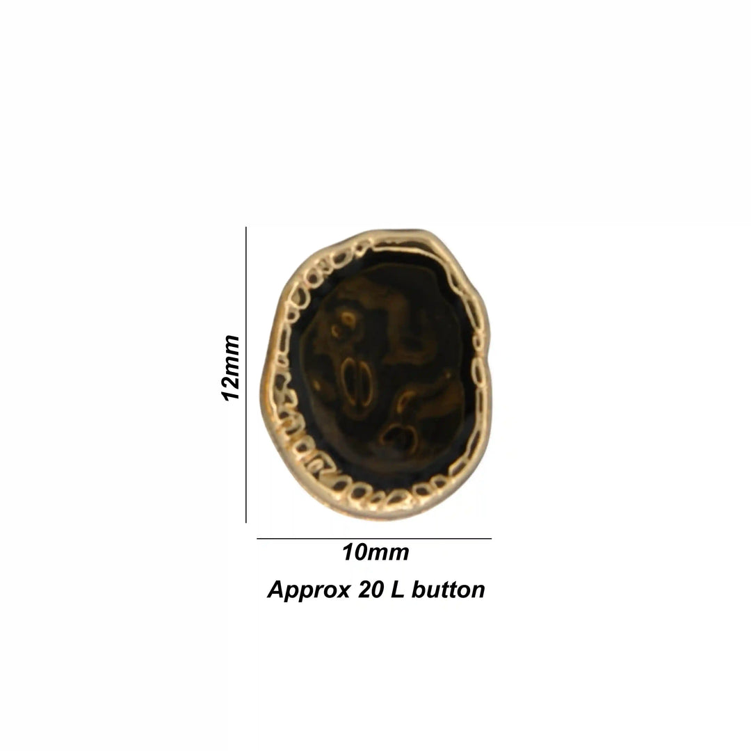 Freeform Enamel Shirt 10mm Button