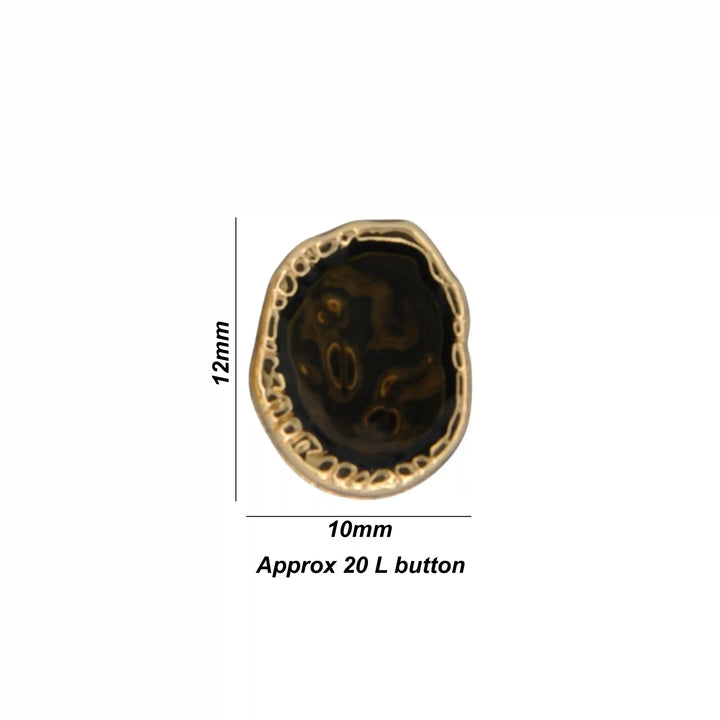 Freeform Enamel Shirt 10mm Button