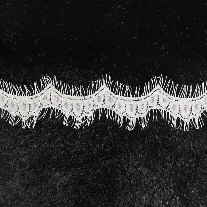 Oval Eyelet Scallop Lace Trim