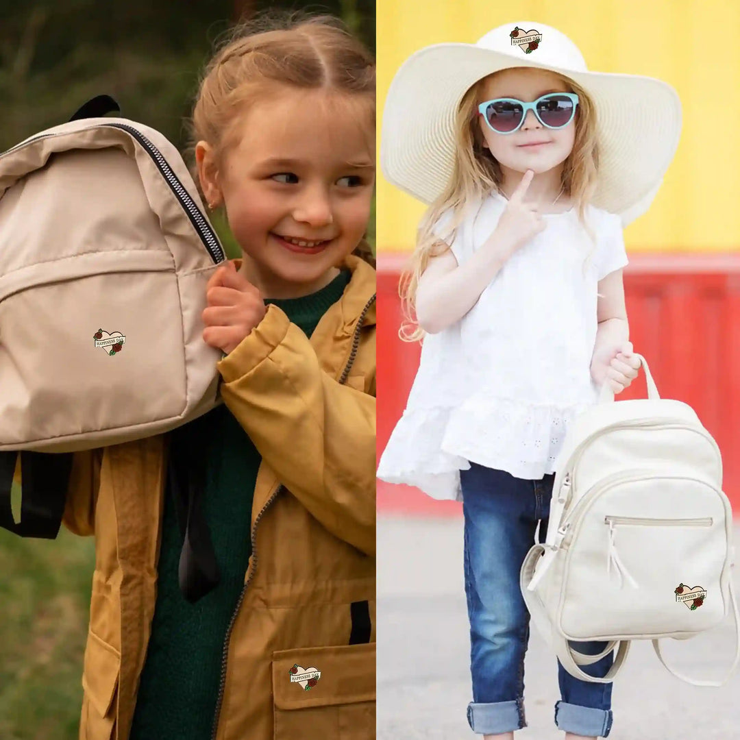 Happiness Day Heart Brooch Pin