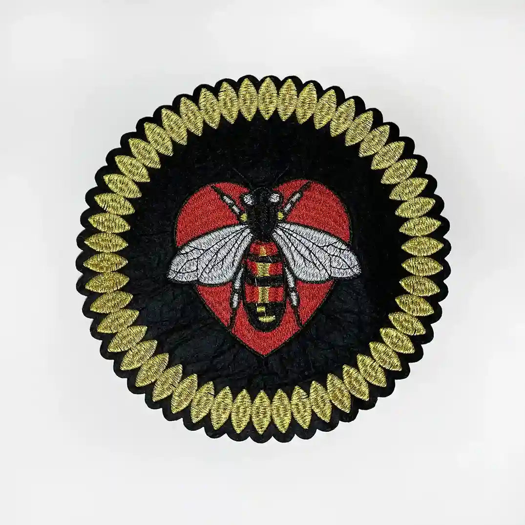 Honey Bee Multicolor Hot-Fix Patch