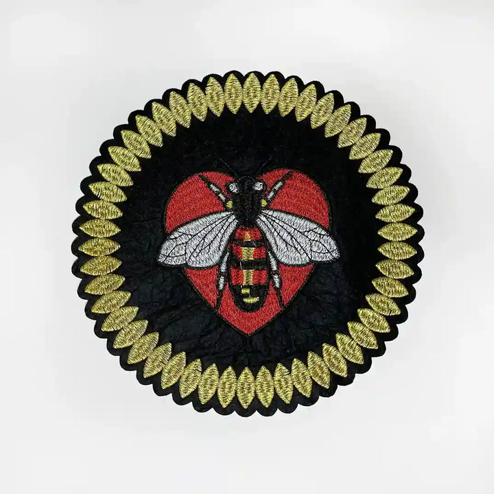 Honey Bee Multicolor Hot-Fix Patch
