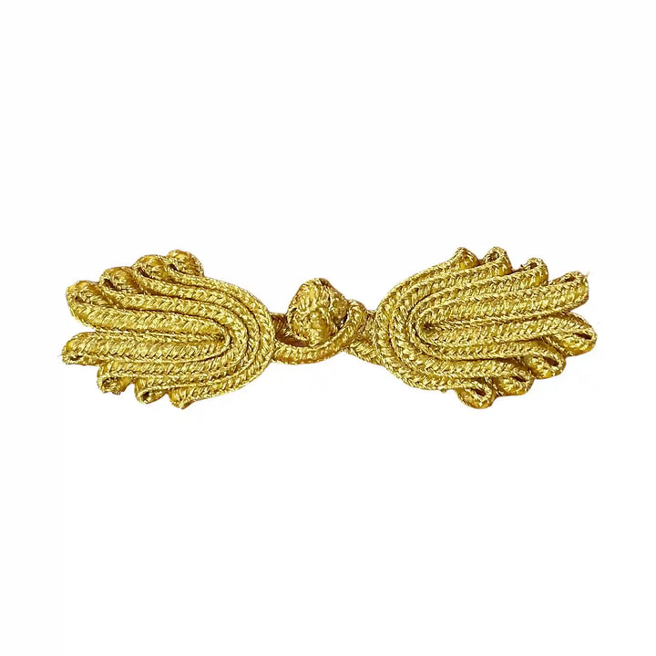 Metallic Lurex Thread Knot Buttons