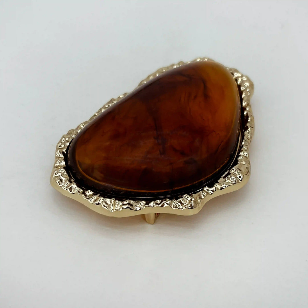 Organic Marbled Stone Buckles