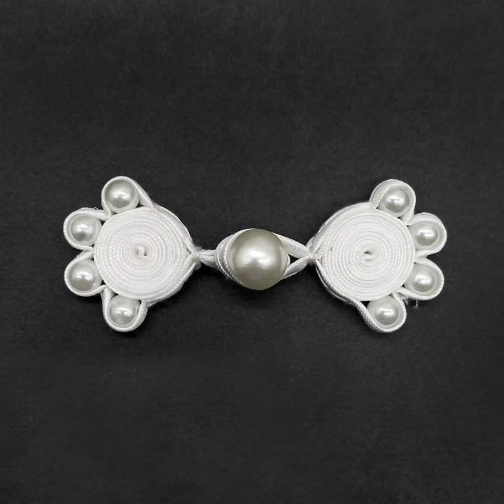 Bow Inspire Pearl Frog Closure Buttons