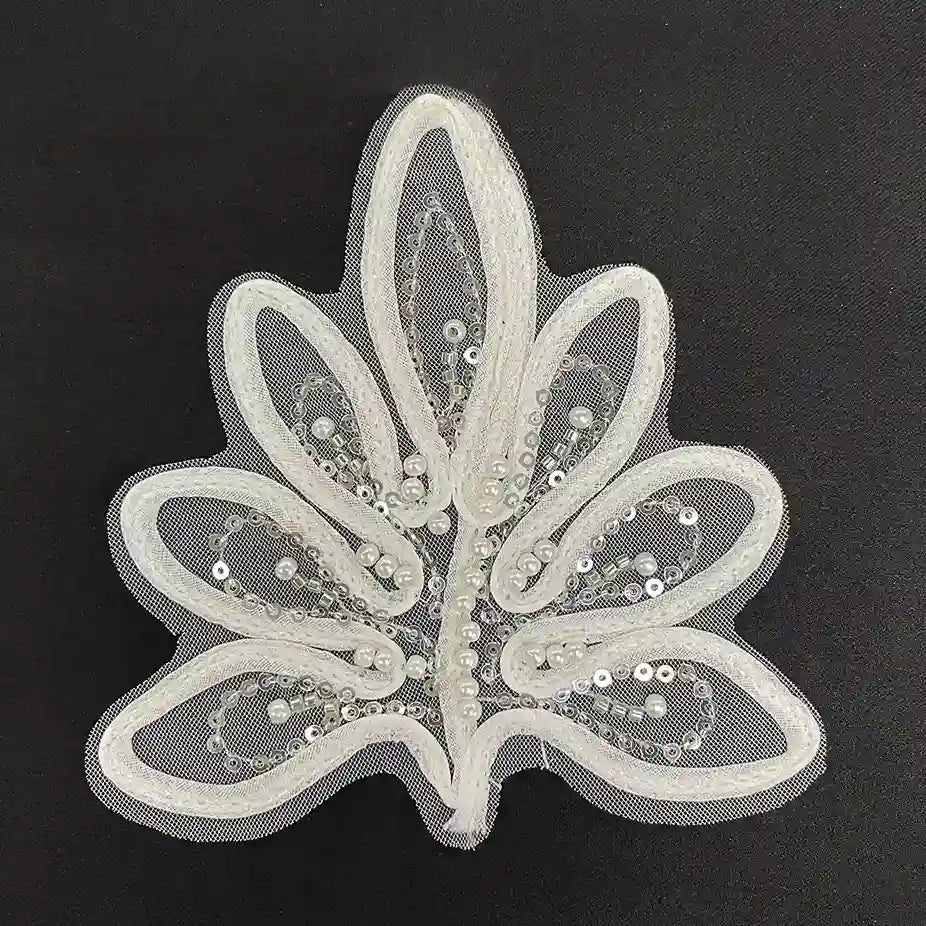 Luxury Beaded Symbolic Appliqué Patch