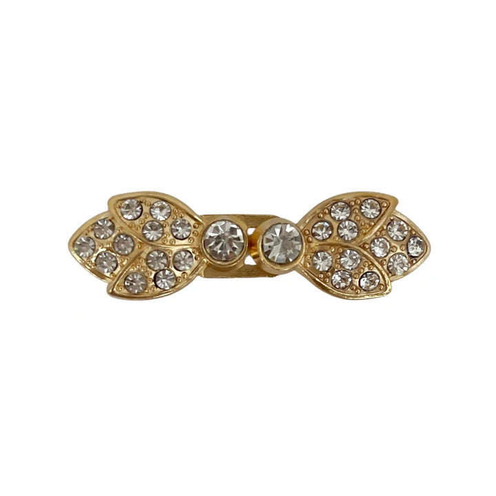 Leaf Shape Rhinestone Buttons