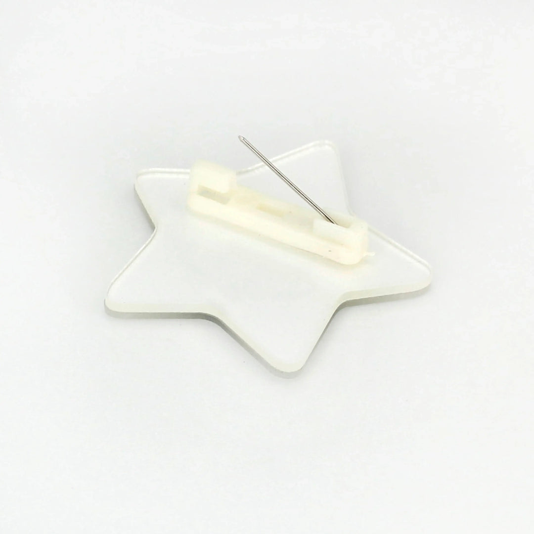 Smiley Star Brooch