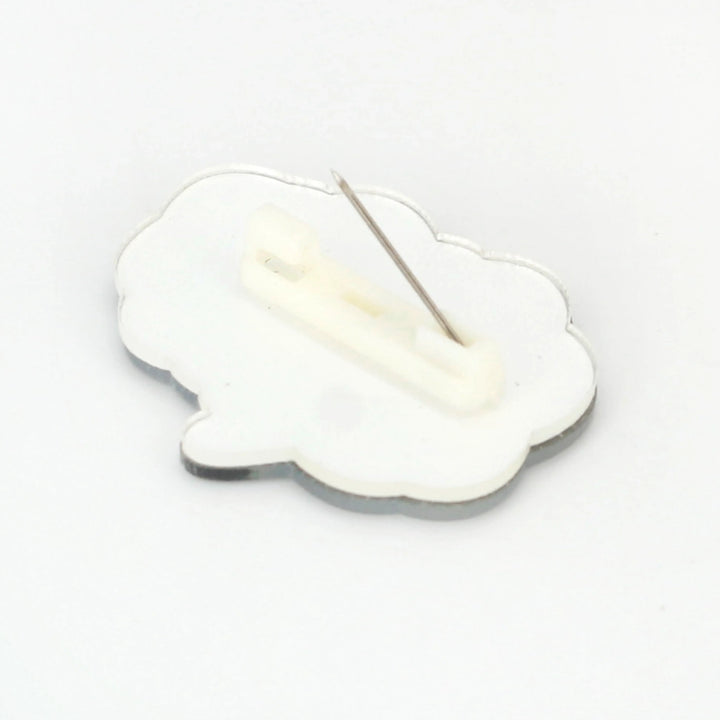 Cloud Yes Acrylic Brooch