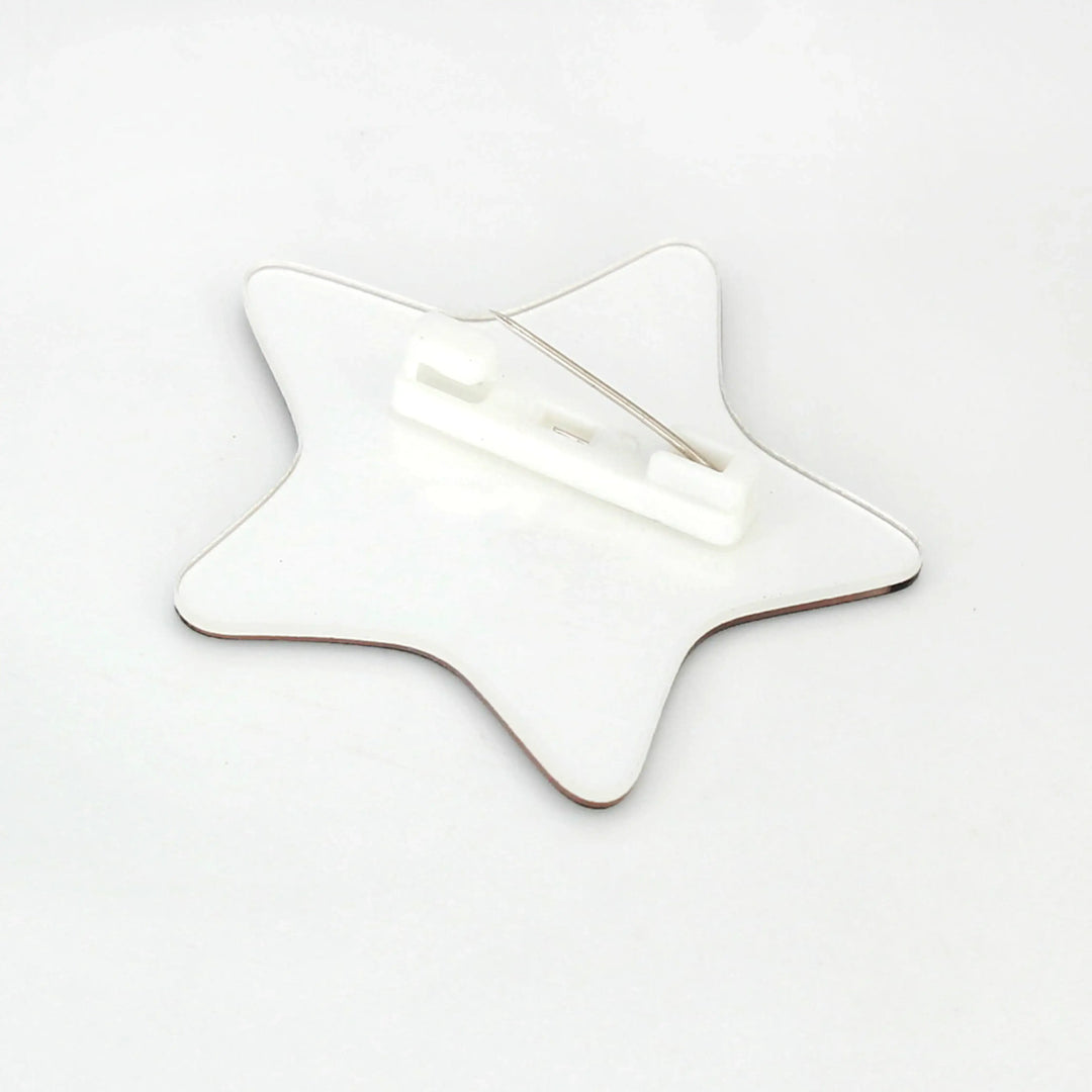 Star Face Brooch