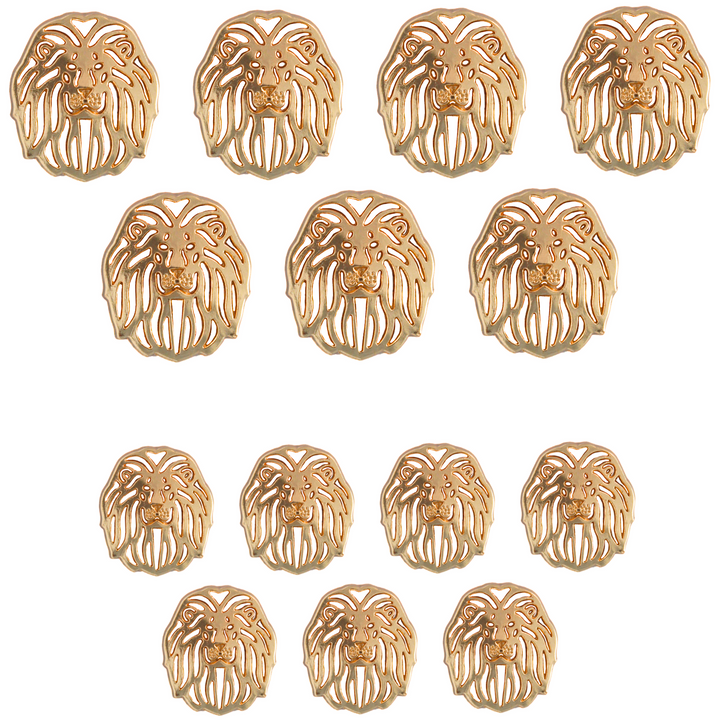 Mane Attraction Lion Buttons