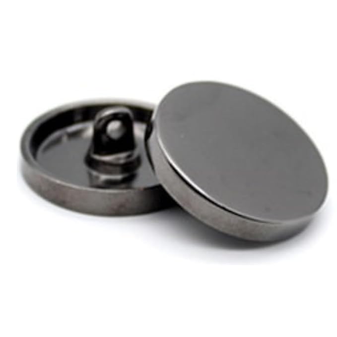 Flat Metal Buttons(Pack of 8 Buttons)