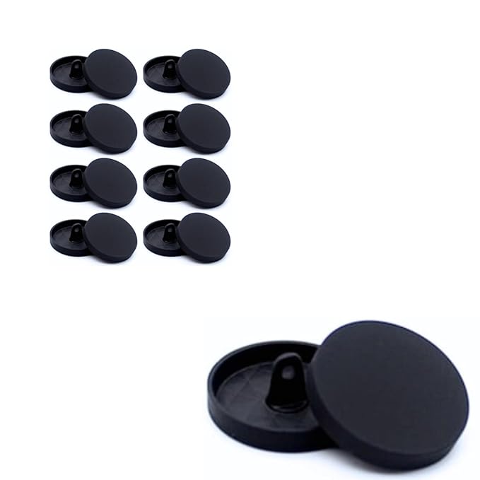 Flat Metal Buttons(Pack of 8 Buttons)