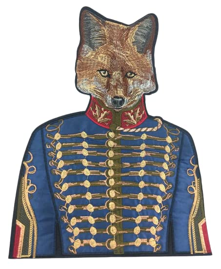 Fox Embroidery Sew Patch