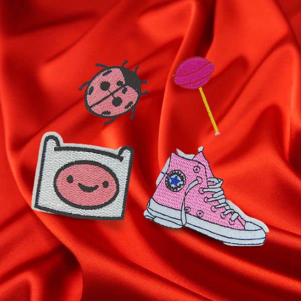 Embroidered Cute Icon Patches Set