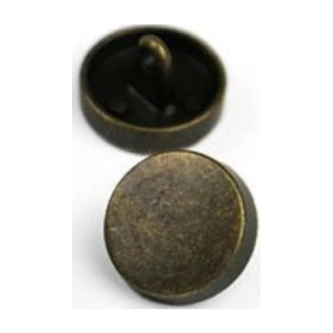 Flat Metal Buttons(Pack of 8 Buttons)