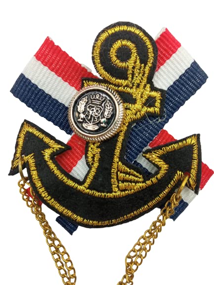 Anchor Design Brooch