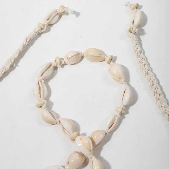 Seashells Design Macrame Belt