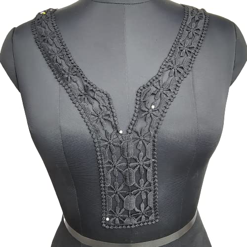 Combo Floral Embroidery Necklines
