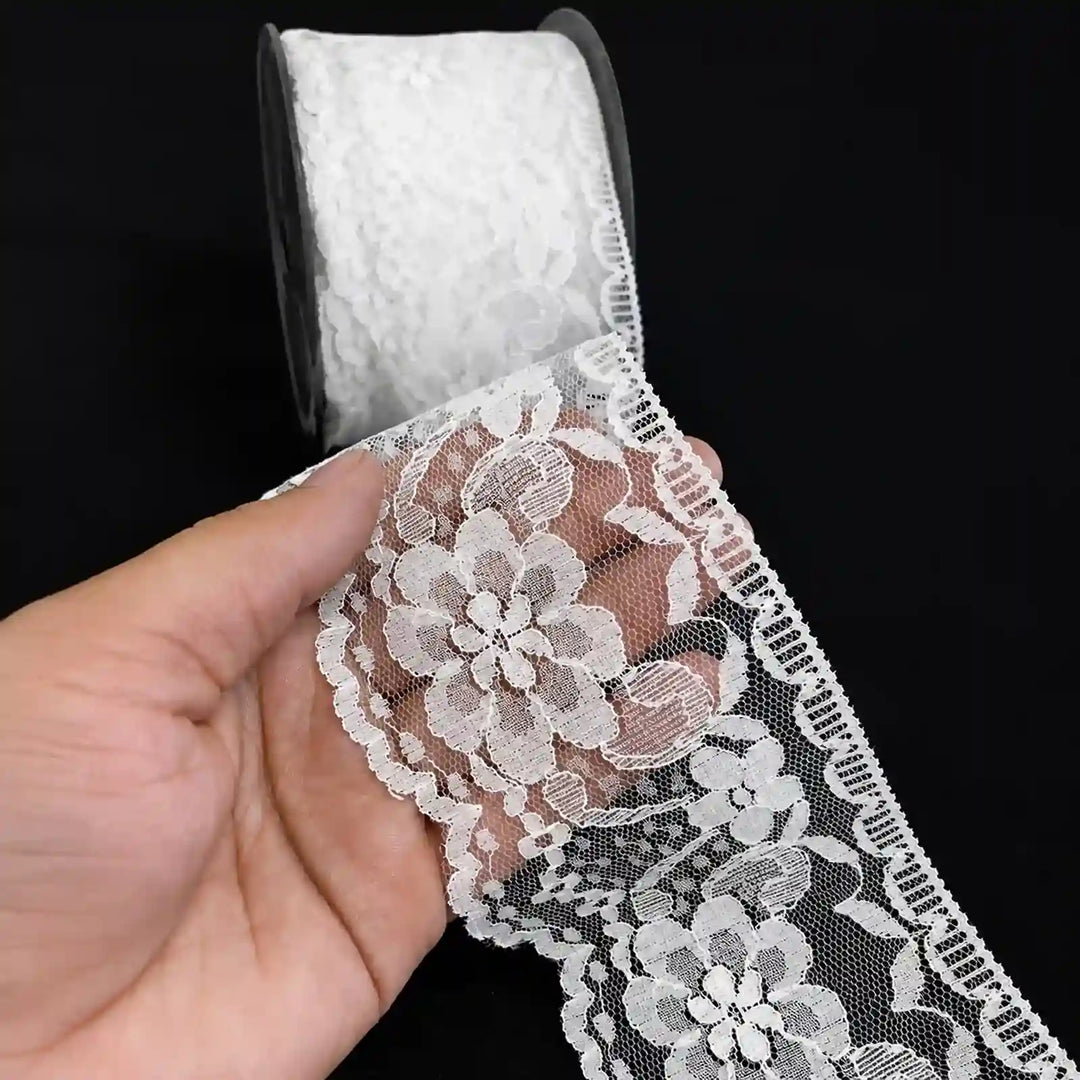 Scalloped Bloom Border Lace | SKU-38