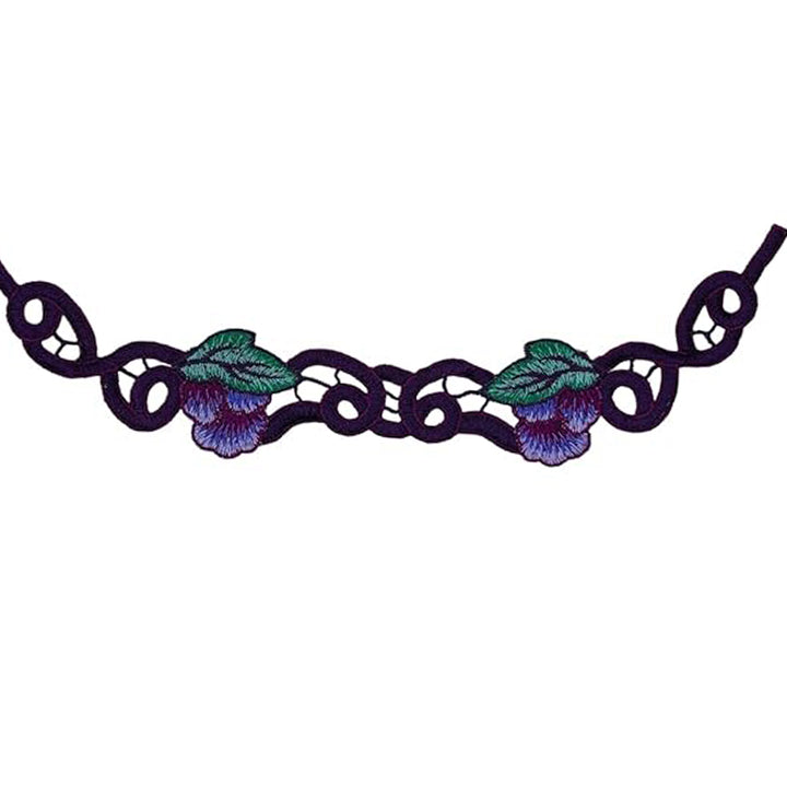 Purple Grapevine Sew or Hot-fix Patch