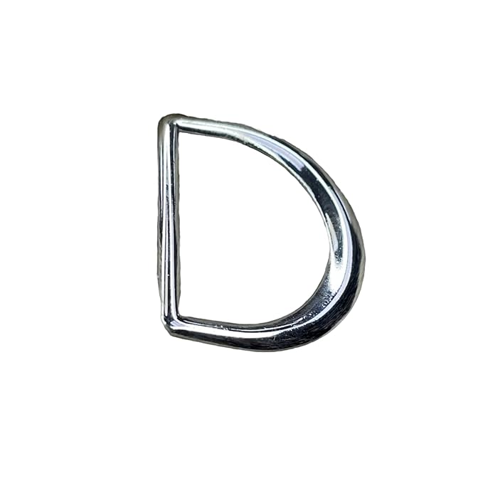 Set Of 2 D Shape Metal Buckle