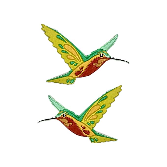 Hummingbird Harmony Heat Transfer Pvc Patch